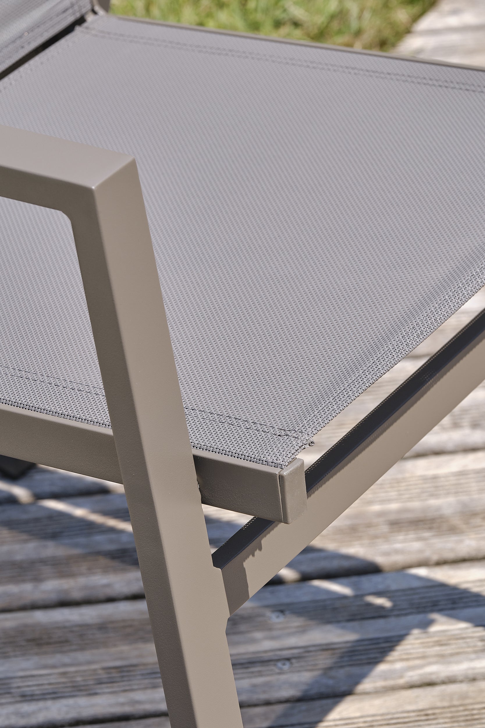 Sillón de jardín apilable de aluminio cuarzo FLORIDE - DCB GARDEN - 3