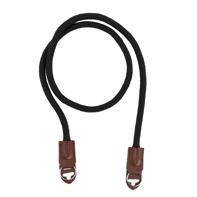 Corda da arrampicata per fotocamera Nylon Nero/Marrone 105 cm