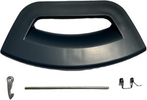 Kit Maniglia Sportello Lavatrice – Ricambio Per Ariston, Indesit, Hotpoint – Bianco, Con Nasello E Molla – Compatibile Con Modelli WMAQF, WMPG E Altri - 3