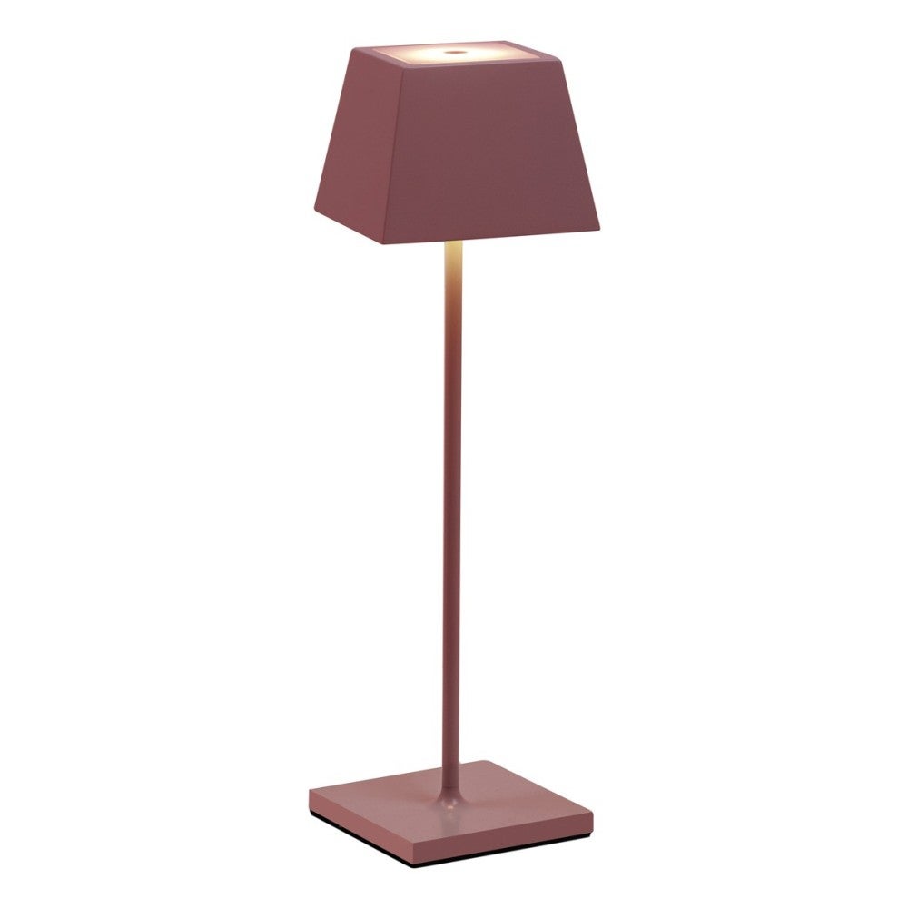 Siesta Pink - przenośna i ładowalna lampa stołowa LED, IP54