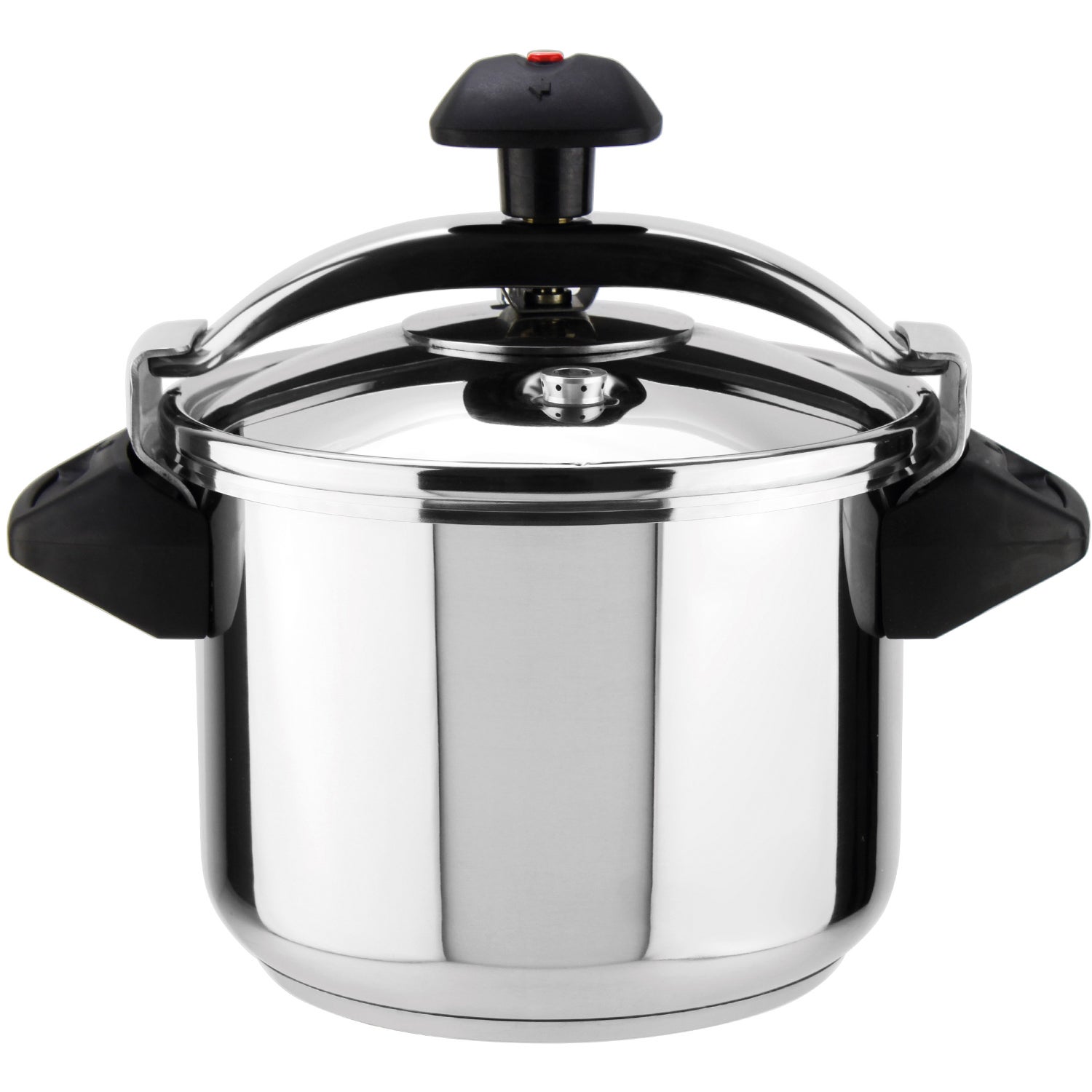 Magefesa inoxtar - olla express tradicional de 8l, acero inoxidable 18/10, inducción, cocina sana, pomo rotatorio, fondo termo-difusor de 5 capas