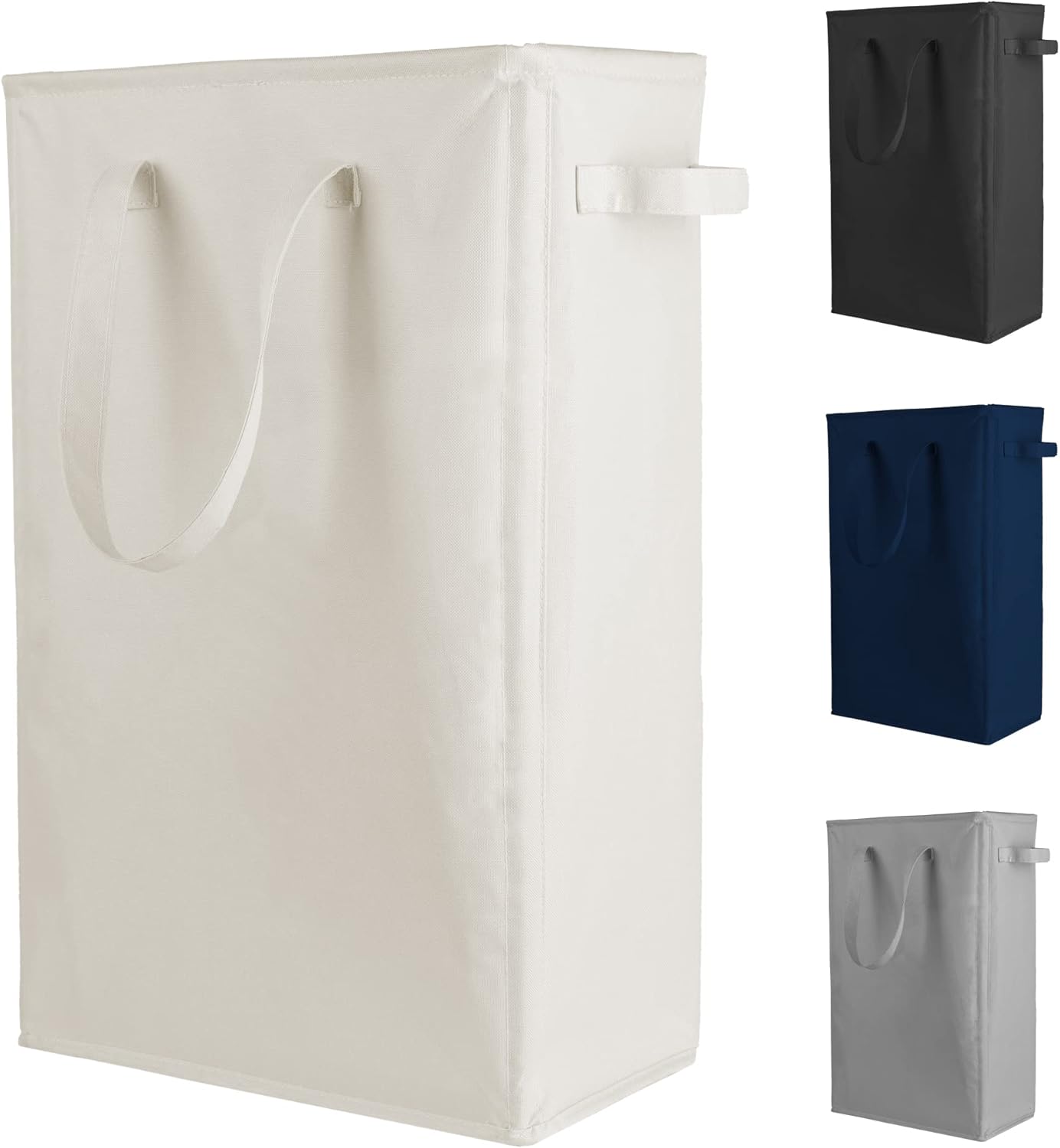 Panier à linge fin avec poignées – Panier à linge pliable – Sac à linge ...