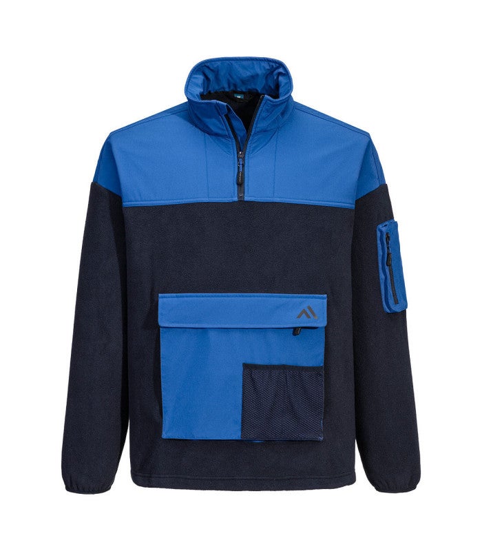 Sweat personnalisé - TR110 - Sweat Performance à manches longues zip 1