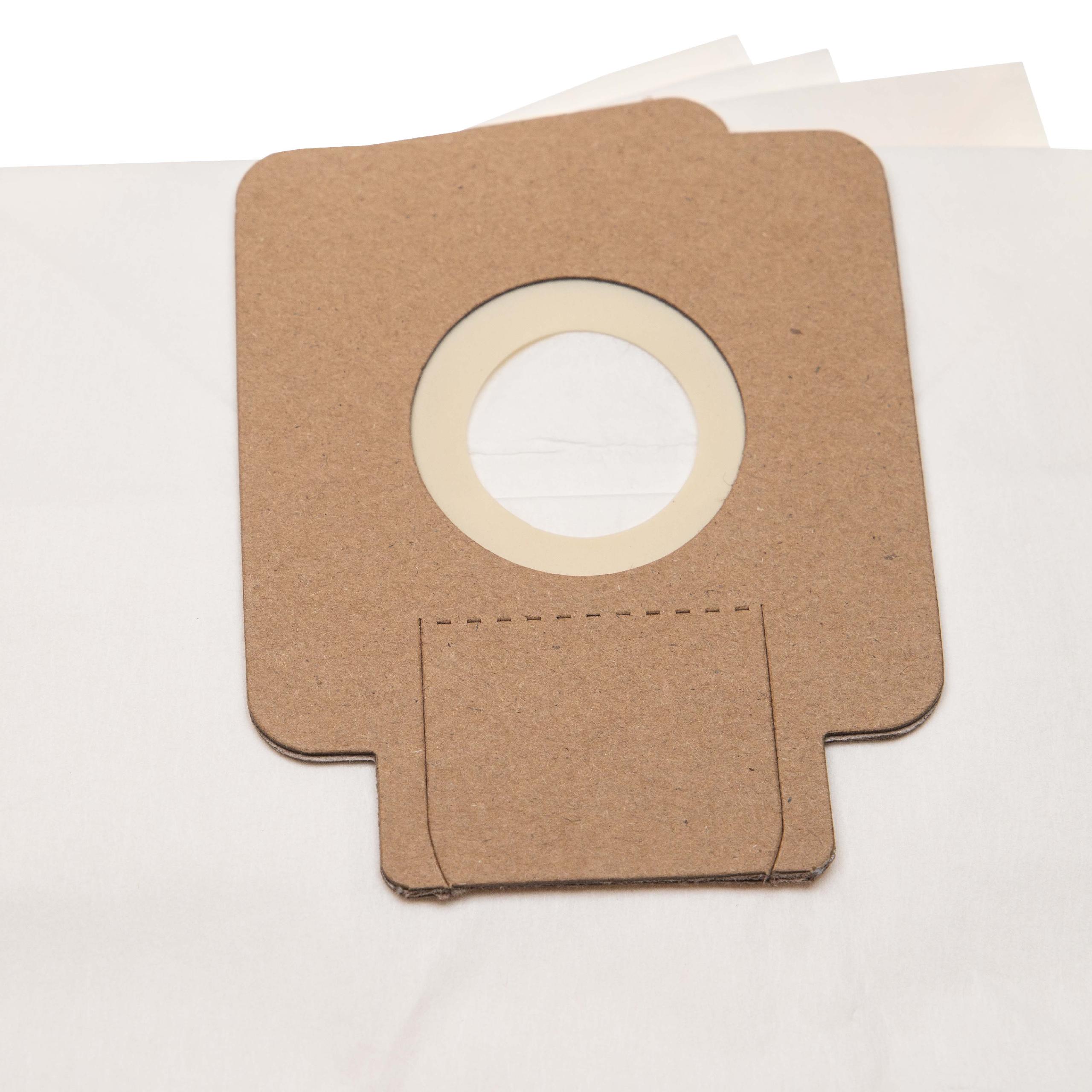 vhbw 20x Sacs compatible avec Hoover BV71_BV20021, BV71_CP10001, BV71_CP20001, TF2015 011 aspirateur - papier, 16,5cm x 18cm, beige - 2