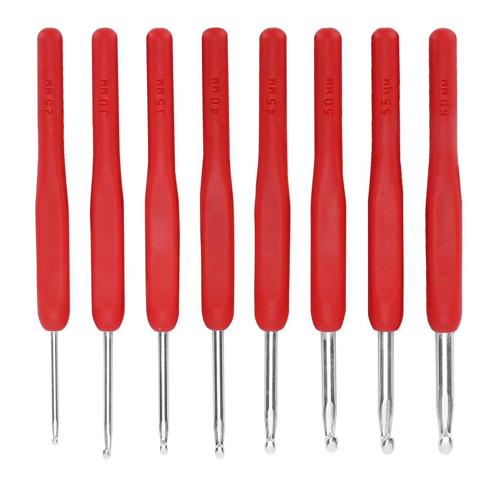 Qiilu Crochet Tunisien Crochets De Crochet étendus Outils De Tissage D'aiguilles De Tapis Avec