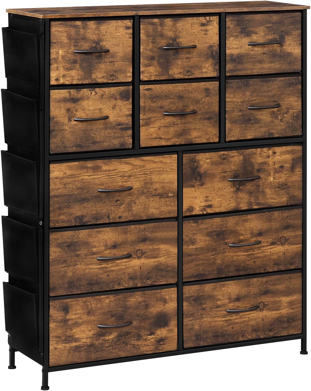 CLEO - Commode de chambre 3 tiroirs - Dimensions 60x35x77 cm - Meuble CLEO - Commode de chambre 3 tiroirs - Dimensions 60x35x77 cm - Meuble