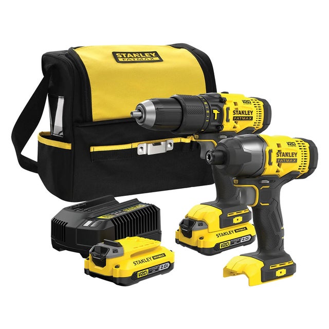 Conjunto de furadeira e chave de impacto STANLEY SFMCK465D2S
