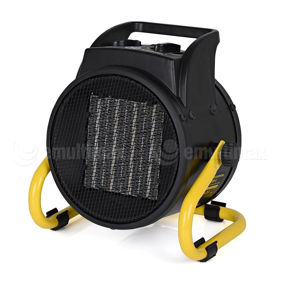 Nagrzewnica elektryczna 2kW z uchwytem przenośna farelka dmuchawa wentylator 230V Warmtec EWP-2