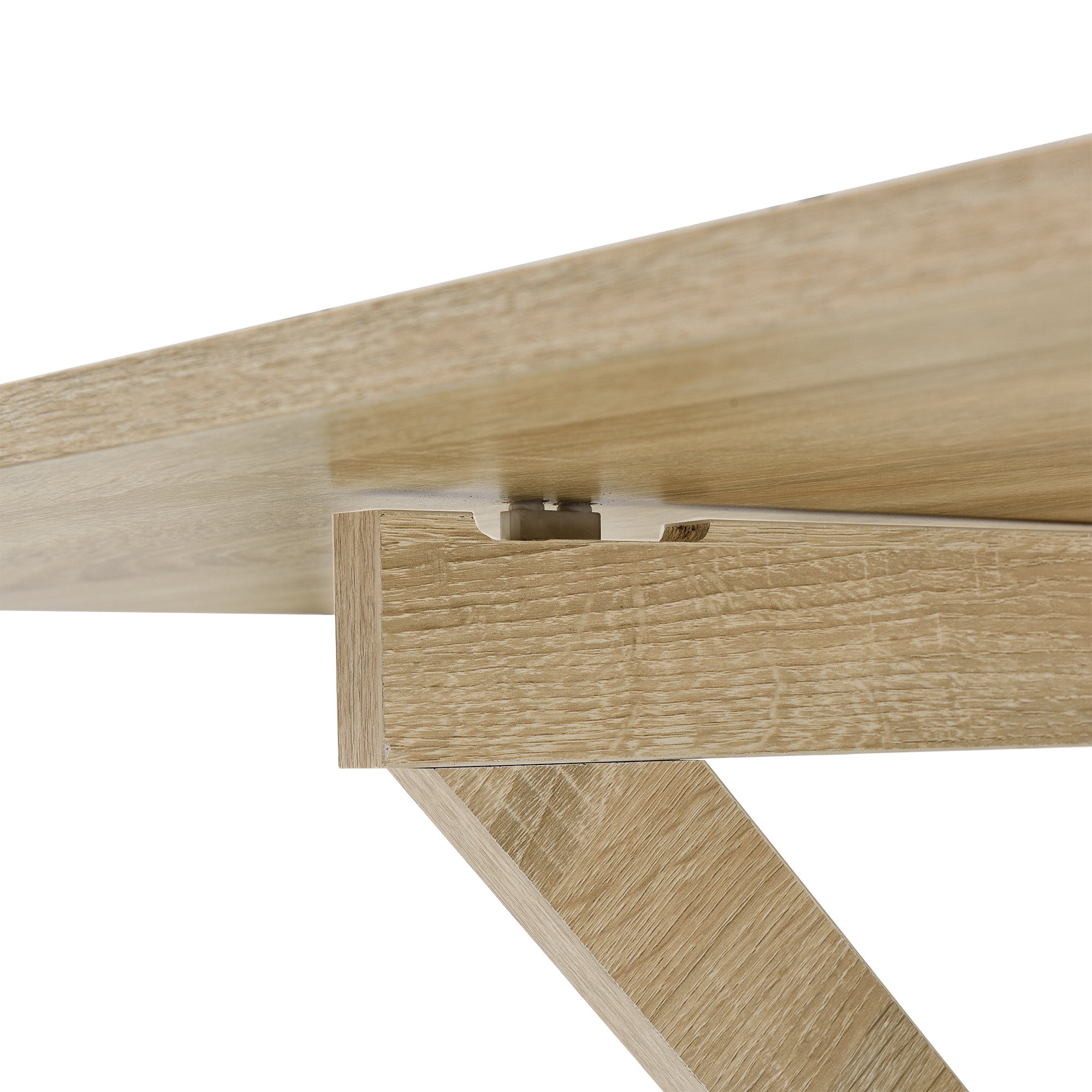 Table murale rabattable 100 x 60 x 58 cm effet chêne de Sonoma [en.casa] - 7