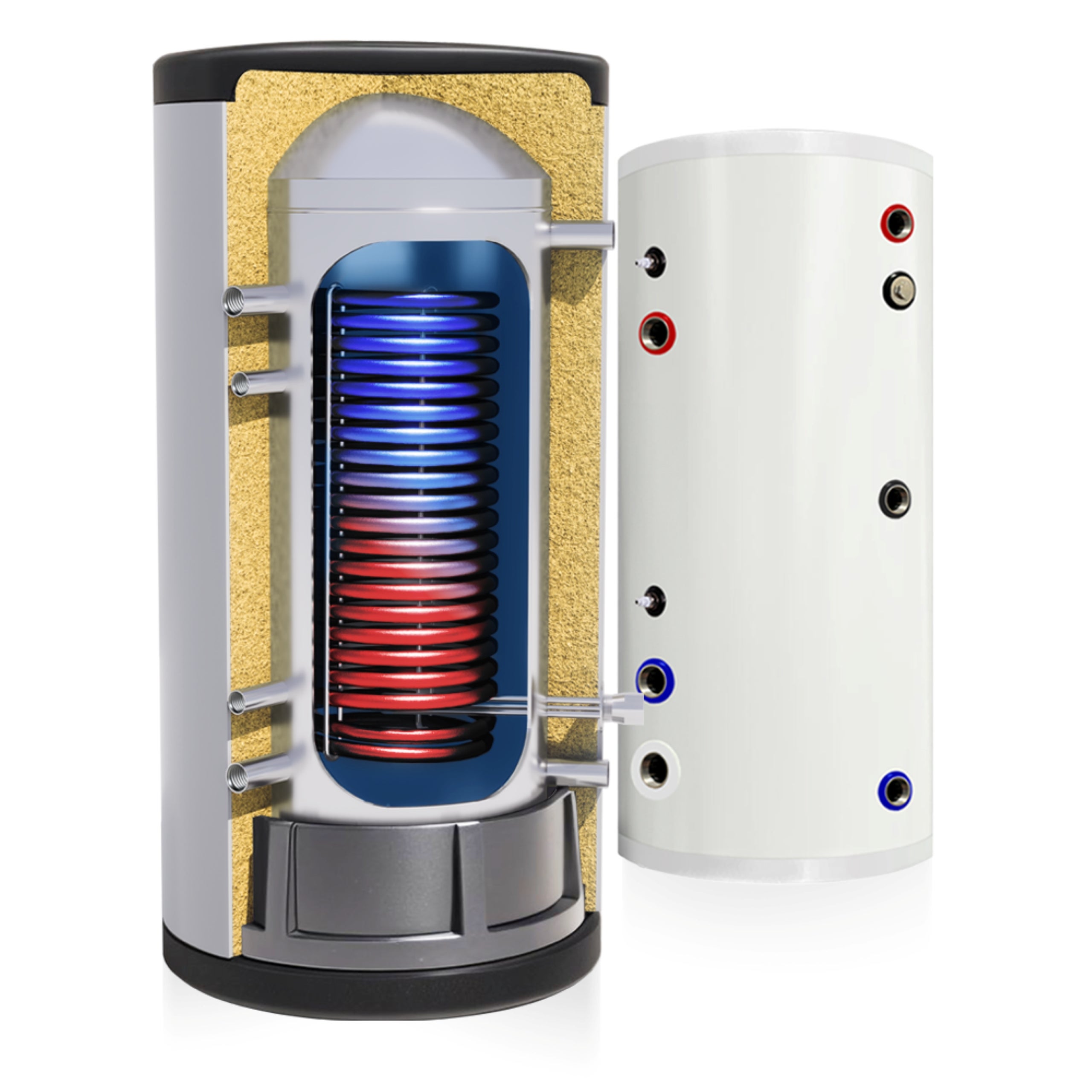 Zasobnik CWU 200L NIERDZEWNY z wężownicą 2,8 m² bojler zbiornik bufor