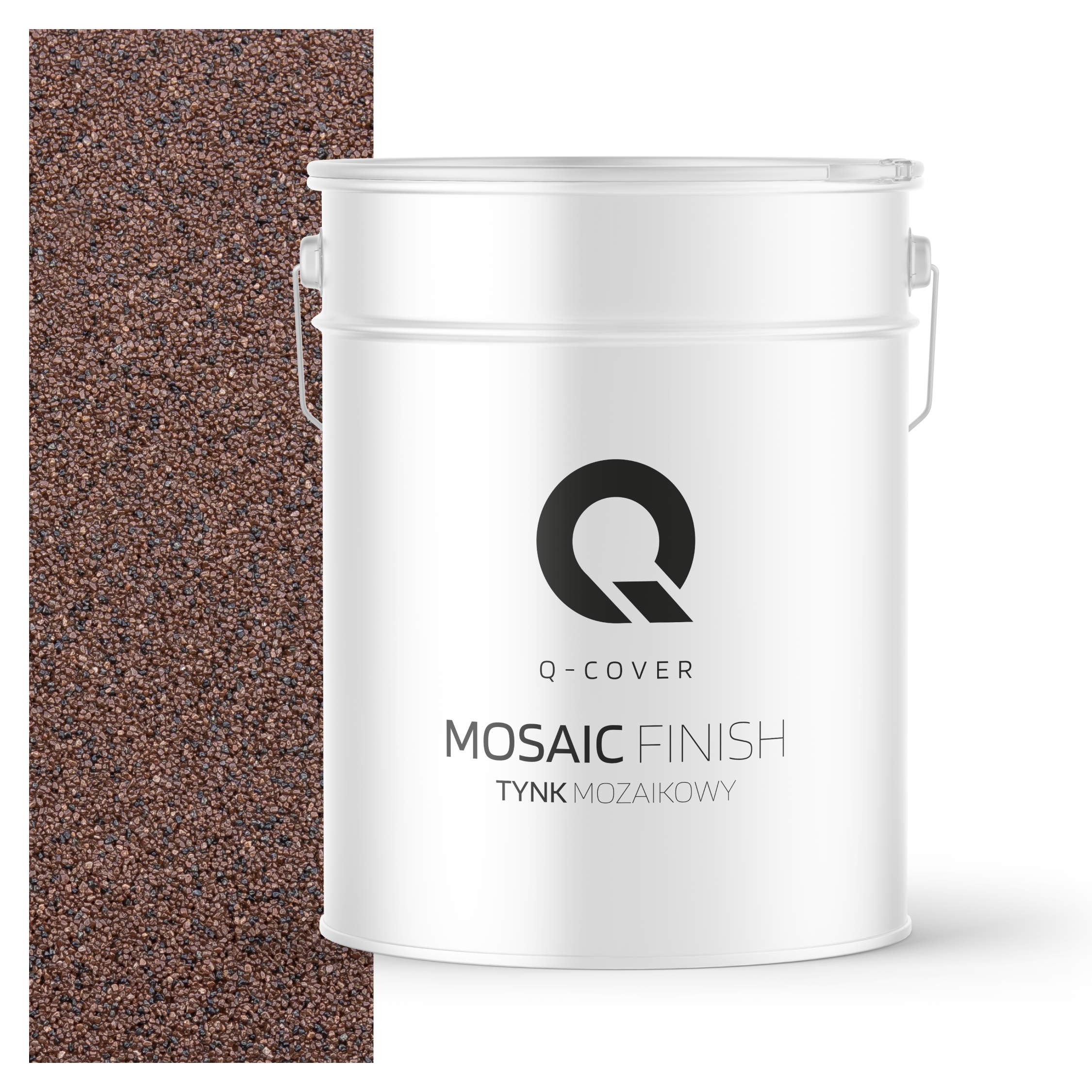 Tynk Mozaikowy Q-Cover Brązowy ciemny M81 12.5KG