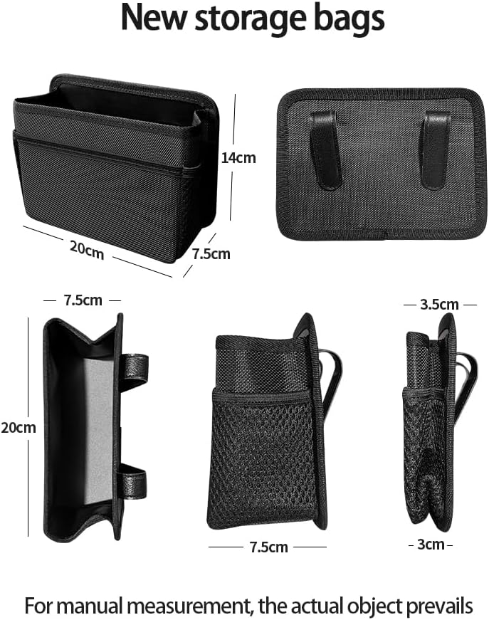 Poubelle de porte latérale de voiture, poubelle pliable pour siège