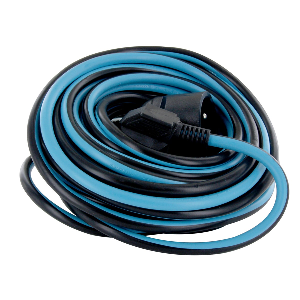 Prolongateur H05VVF 3x1,5mm² 10m noir/bleu - Chacon | Leroy Merlin