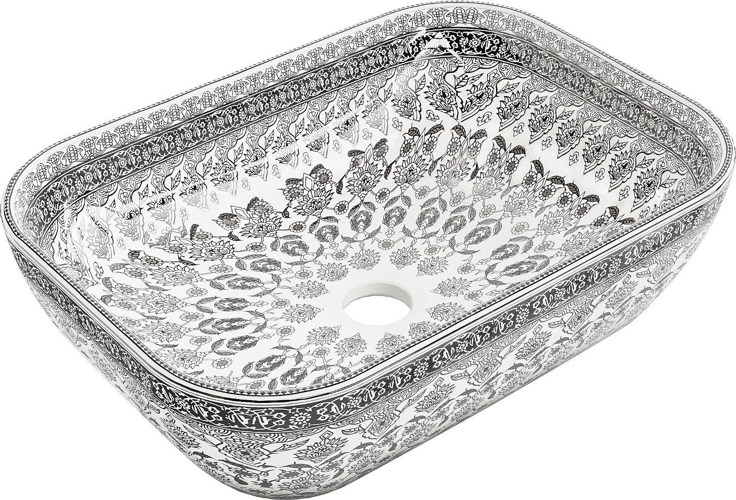 Mexen Rita Umyvoar Pe Blat 45 x 32 cm, Alb/Negru Model - 21084586 ...