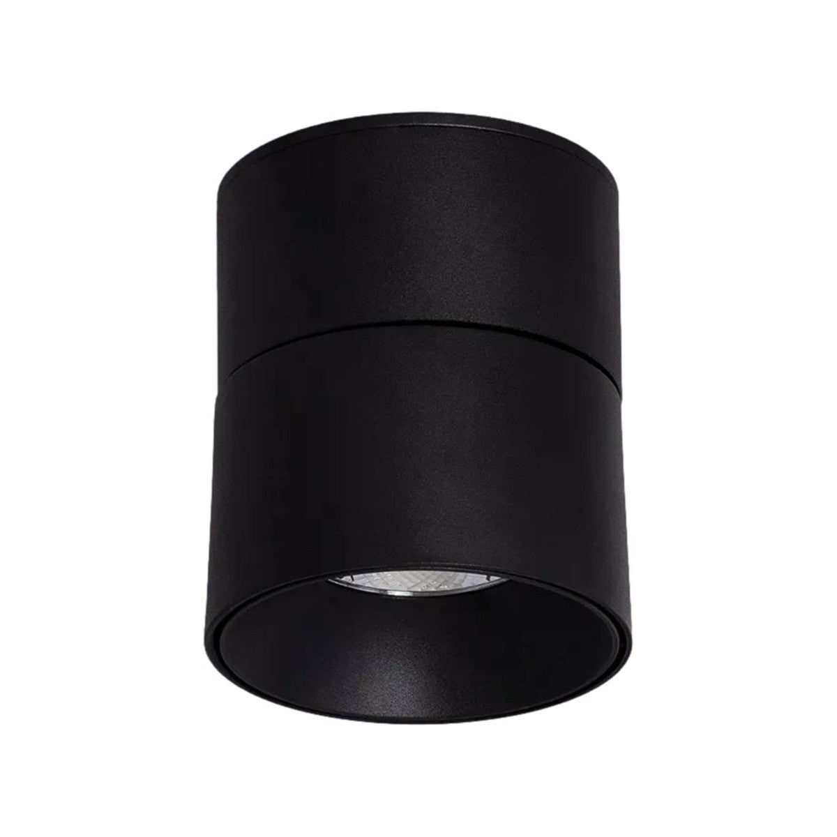 Reflektor sufitowy spot natynkowy okrągły Romeo czarny LED 15W 4000K-4500K 2100lm wym: 11 x 9 x 9 cm metal Abruzzo