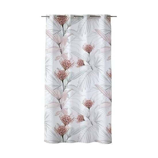 Cortina semitranslúcida estampada digital - cortina tamaño 140x260 - cortina estampada modelo ikebana | blindecor