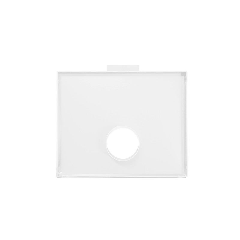 Boite à eau blanc pur RAL 9010 220 x 270 x 220 mm sortie Ø 80 - Taille Standard ALUHOME - 2