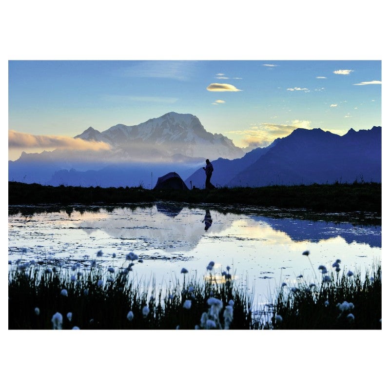 Tableau toile en kit BEAUFORTAIN montagne 180 x 130 cm - Toile textile sans PVC, Made in France par Scenolia - 2