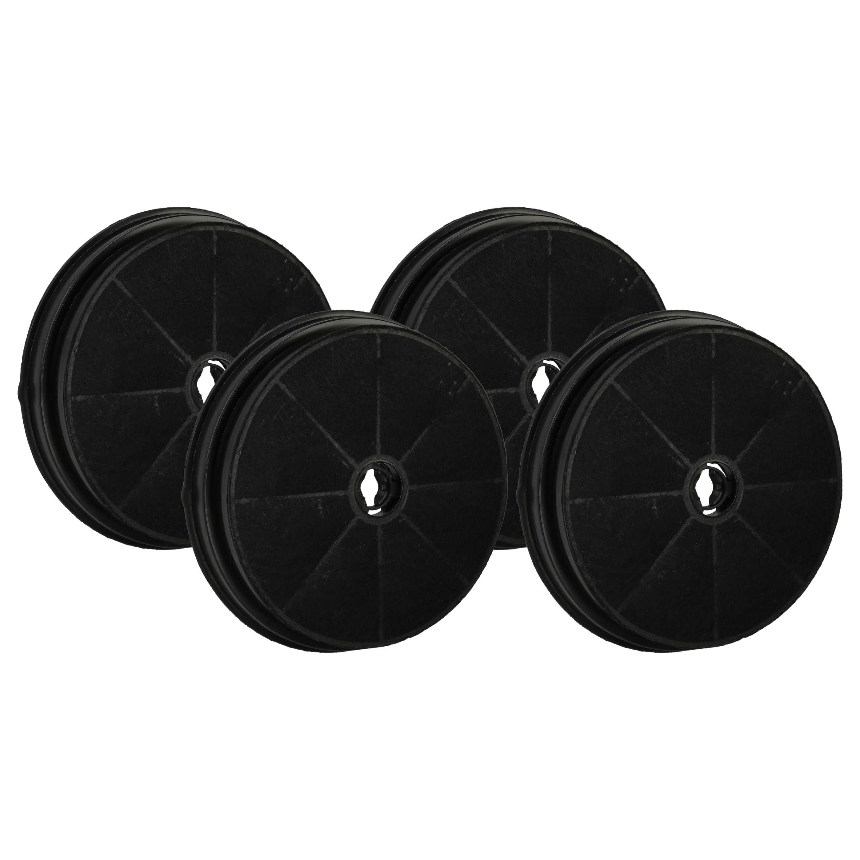 Vhbw 4 Filtri A Carboni Attivi Per Cappe Aspiranti, Compatibile Con Rosieres 36900615 E Altri, Diametro 19 Cm