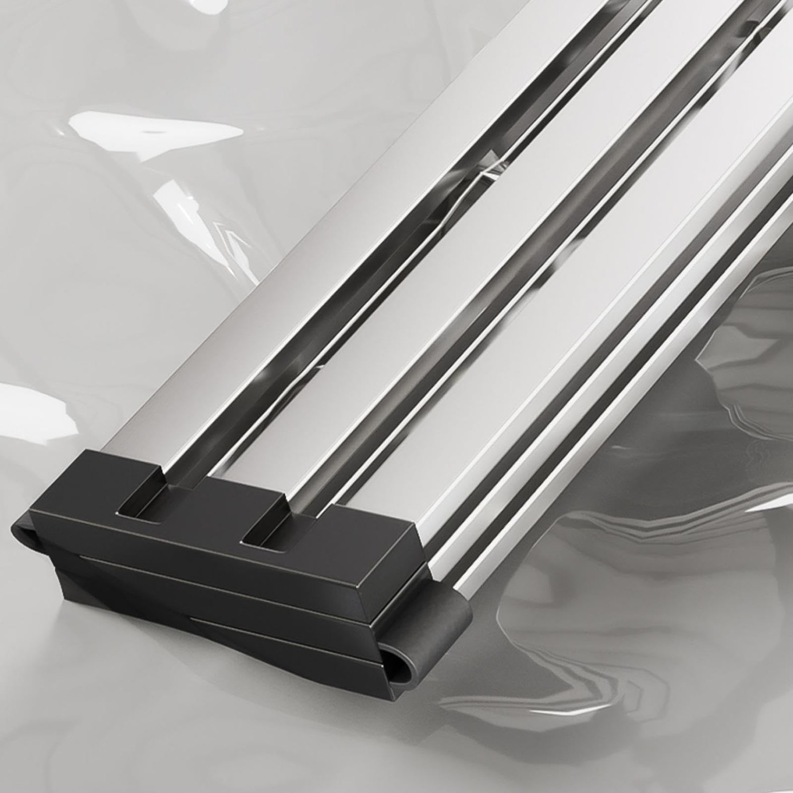 Égouttoir à vaisselle pliable au-dessus de l'évier, égouttoir d'évier de cuisine en acier inoxydable,panier de vidange télescopique pliable-45*32,5cm - 6