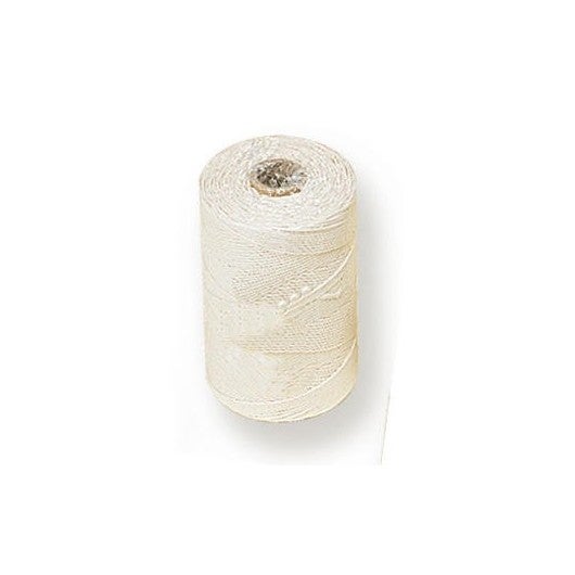 MONDELIN - trèsse polypropylène blanche en bobine avec flasque longueur 200 mm - Diamètre 3 mm