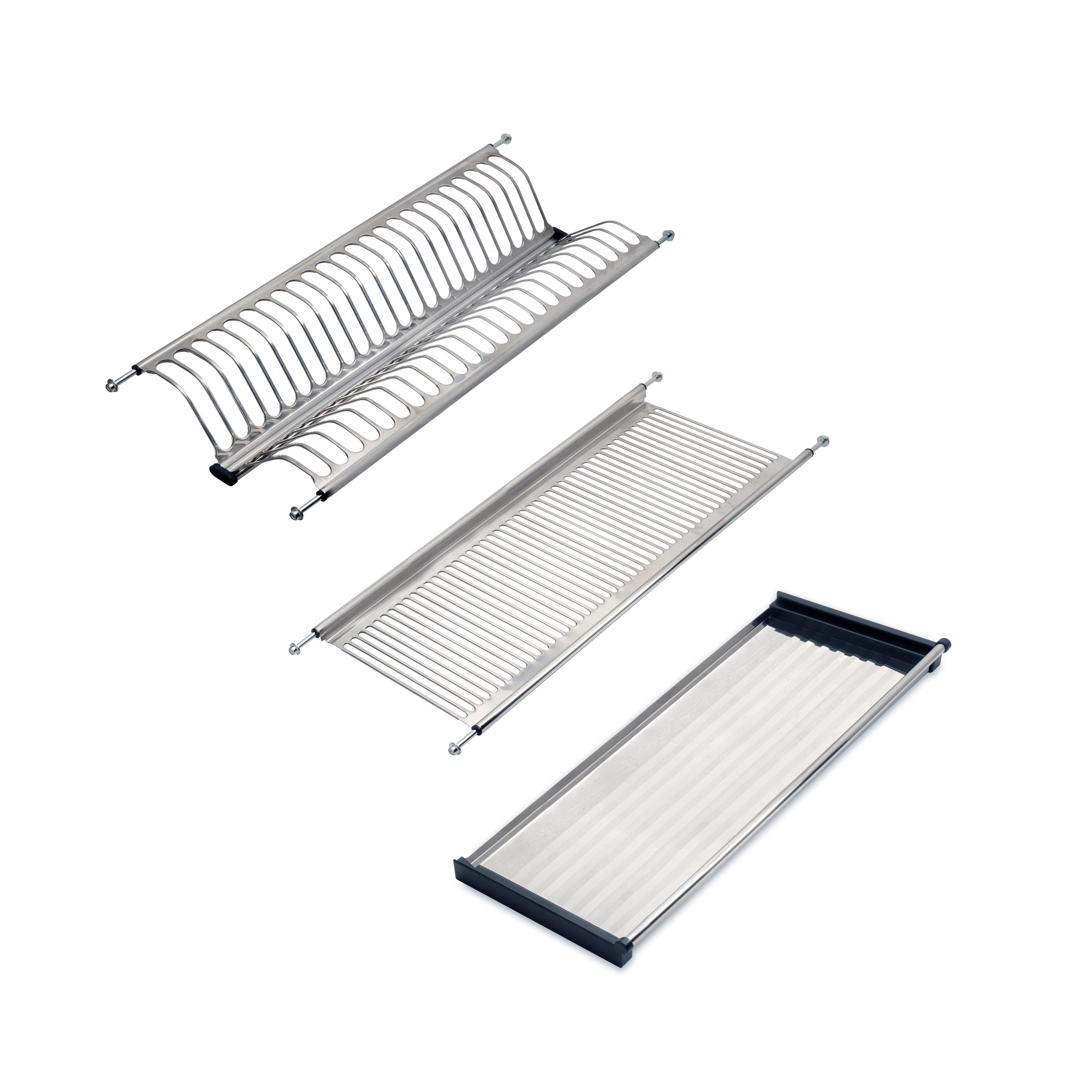 Emuca Ociekacz do naczyń ze stali nierdzewnej Drynox, moduł 700 mm, Stal nierdzewna