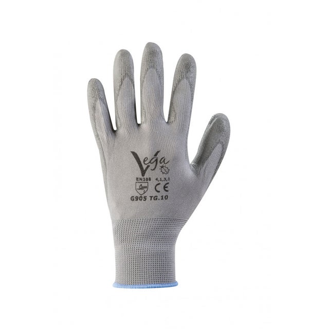 Guanti Da Lavoro VEGA G135 Colore Bianco CE EN388 (1021) Pz.10