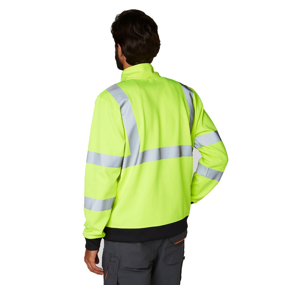 Sweat shirt haute visibilité Helly Hansen ADDVIS HALF ZIP Jaune L - 4