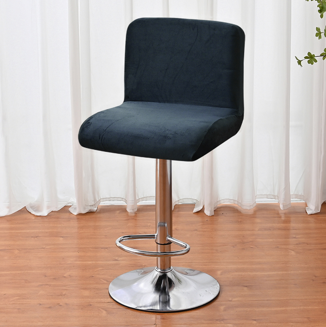 Fodera Per Sgabello Da Bar Rotonda Antiscivolo - Morbida E Resistente, Diametro 30-35 Cm, Beige
