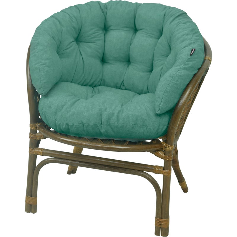 Poduszka na fotel rattanowy rattan AMPO miętowy 1 szt.