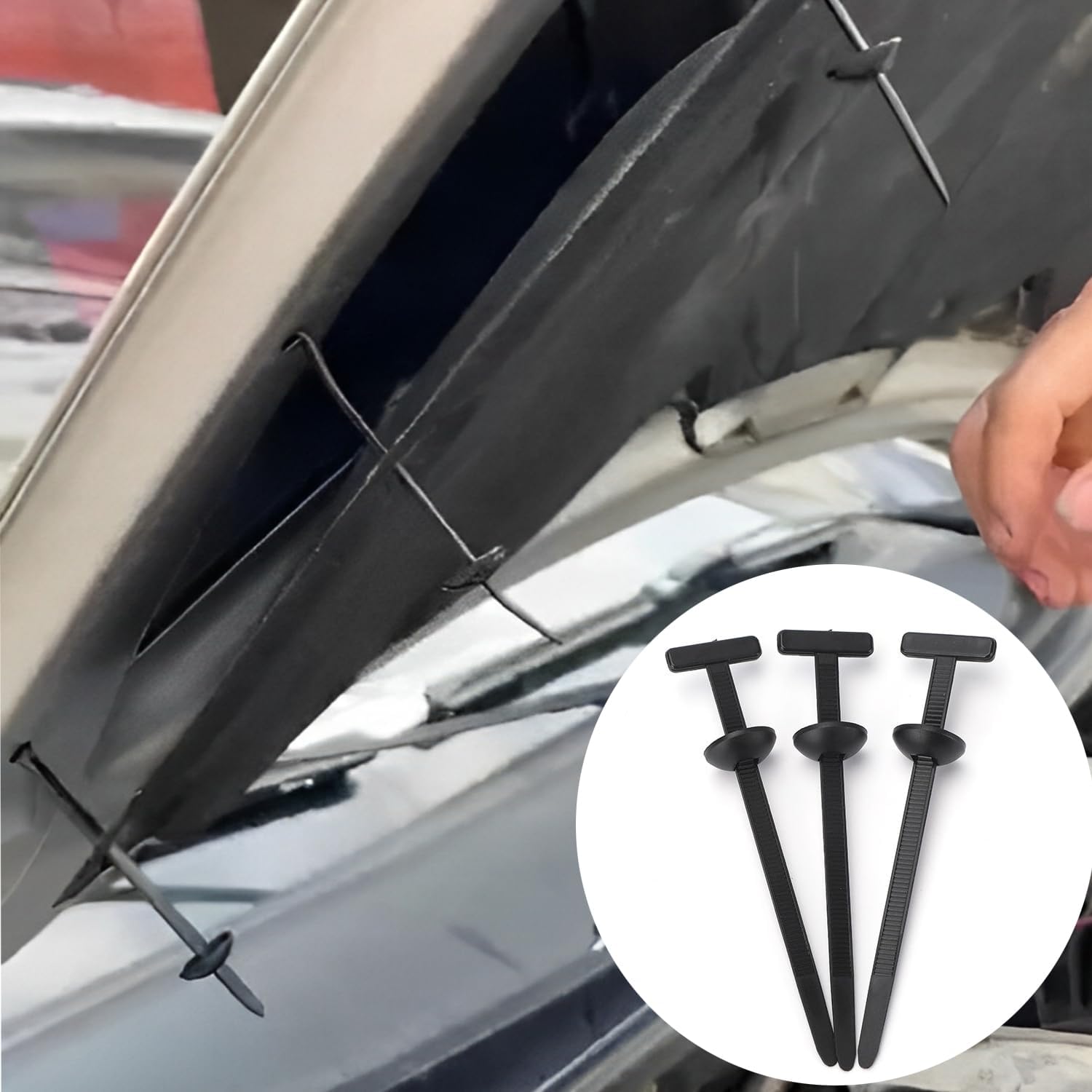 Abraçadeiras de nylon universais autotravantes, pretas, 90*20*5mm, pacote com 50 unidades, para reparos e manutenção mecânica - 5