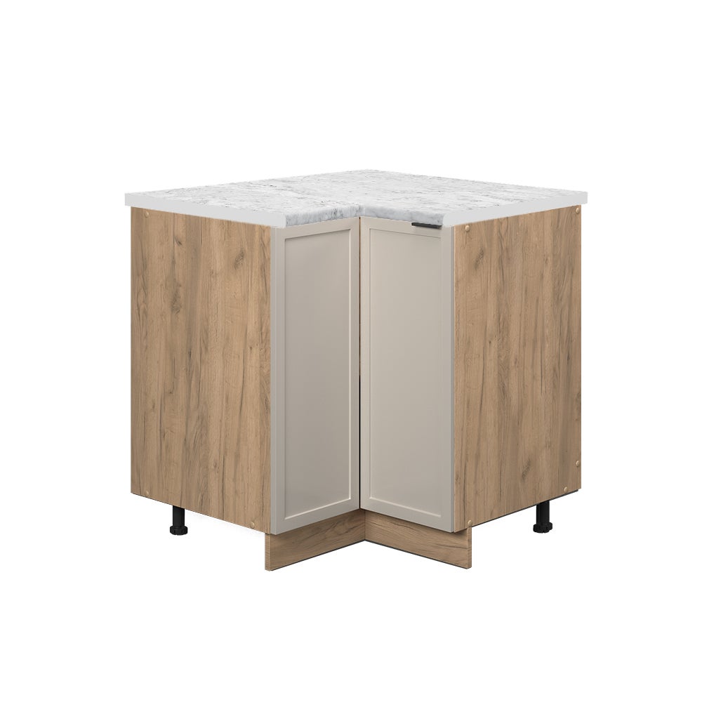 Vicco Szafka narożna Fame-Line, GreyBeige, 80.5 cm , BP Marmur