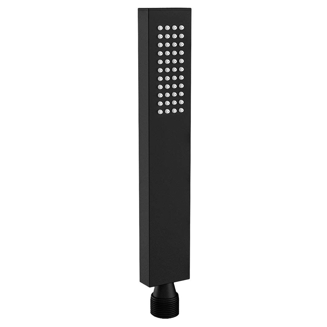 Valaz Douche carrée monocommande encastrée noir mat - Série Miño - 40 cm - 5