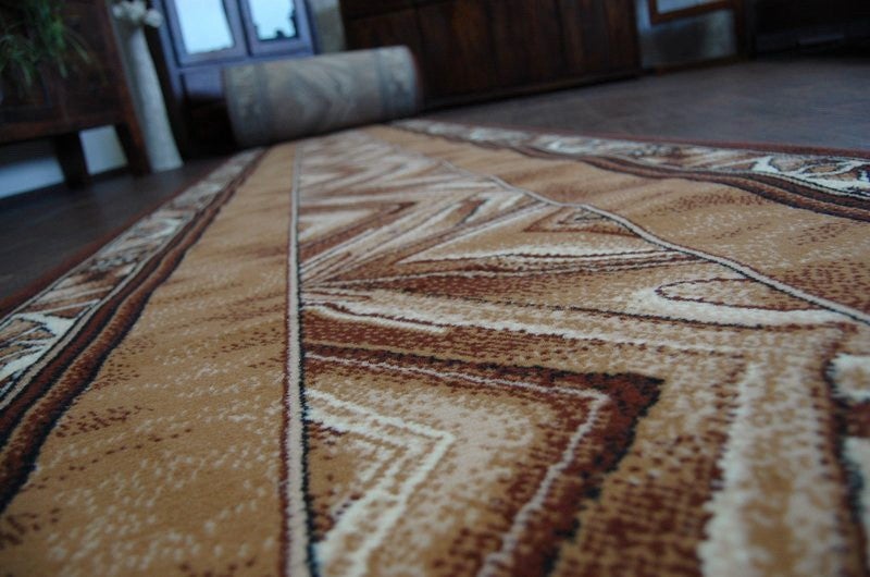 TAPIS DE COULOIR BCF OPAL vieil or 120 cm 120x190 cm - 3