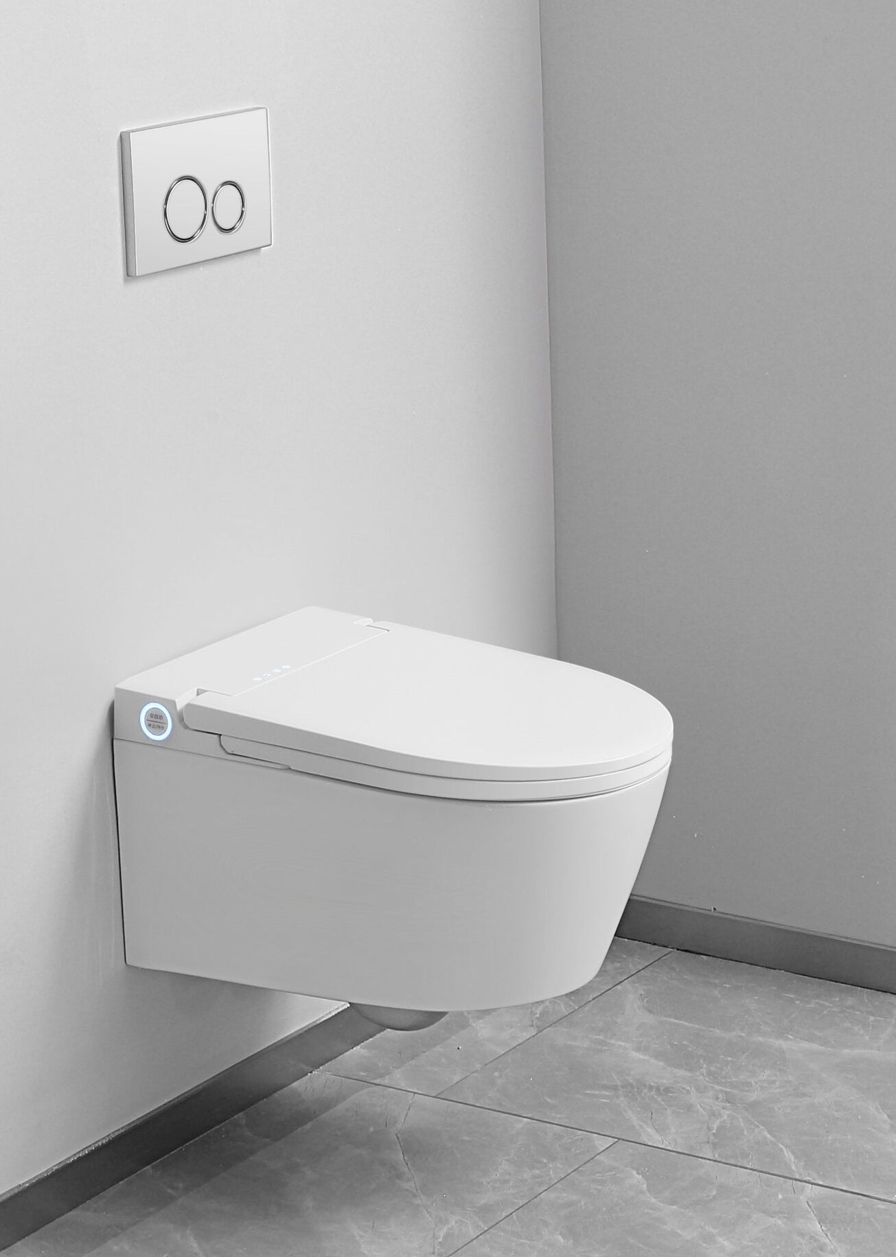 SANITA SUSPENSA JAPONESA WC INTELIGENTE NASHI PACK EOS, ESTRUTURA COM DEPÓSITO INTEGRADO - DESCARGA DUPLA AUTOMÁTICA, HIDROMASSAGEM, CONTROLE REMOTO - 6
