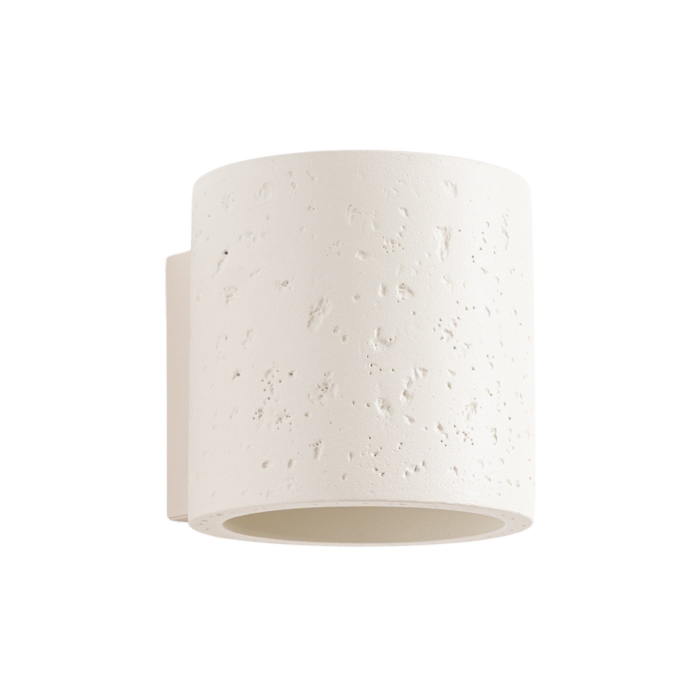 Kinkiet ścienny betonowy ORBIS beżowy 1xG9x15W beton architektoniczny wym:10x10x12cm IP20 Sollux Lighting