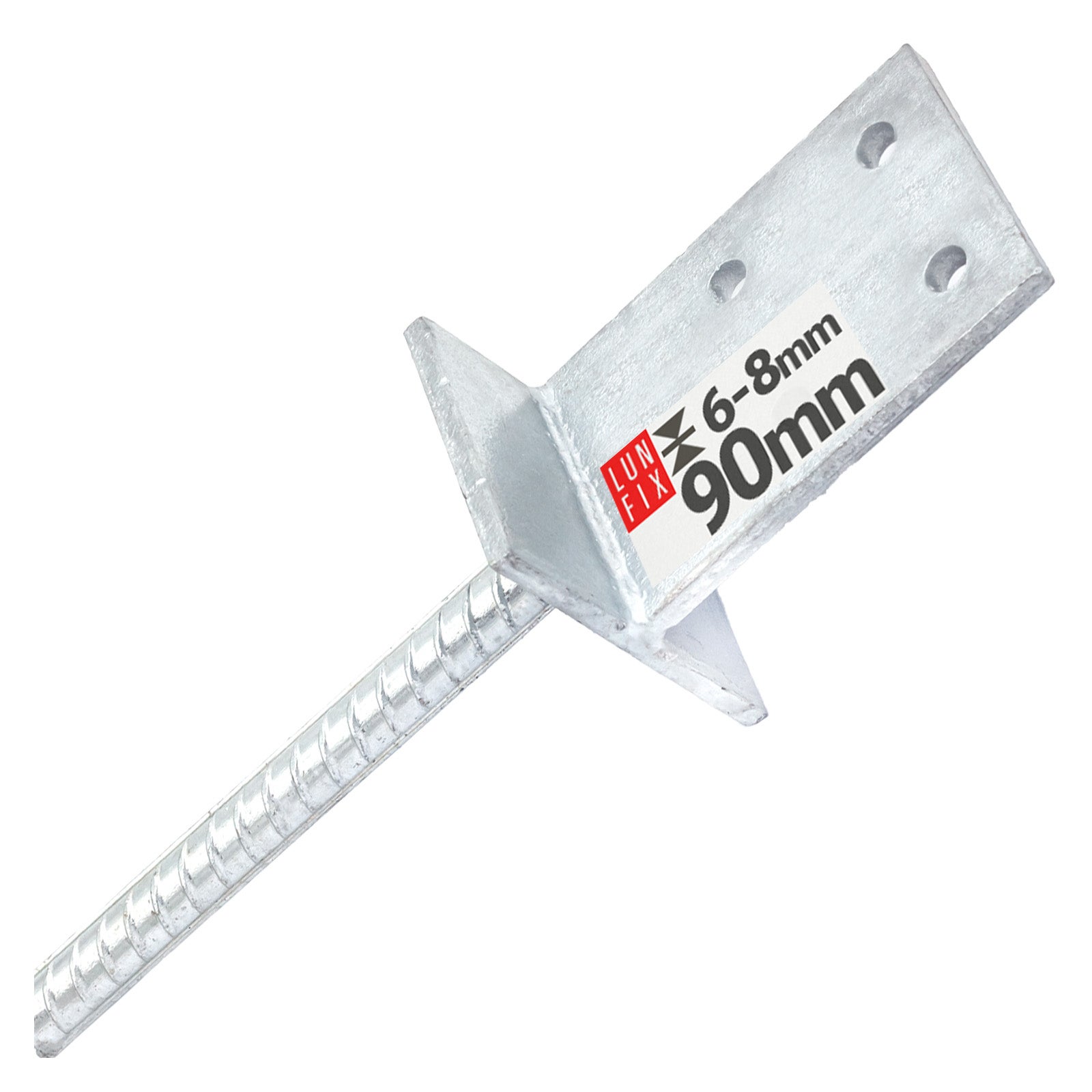 Podstawa słupa do wmurowania typ T 9cm 1szt.