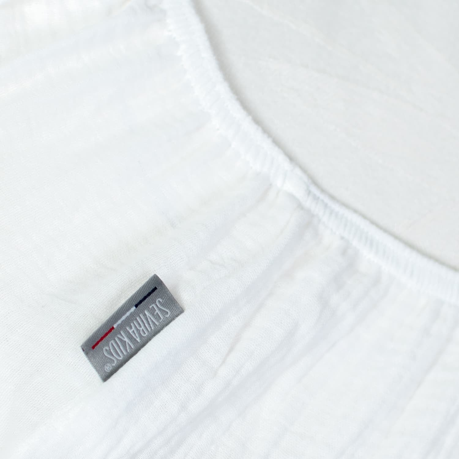 Drap housse uni en gaze de coton - 4