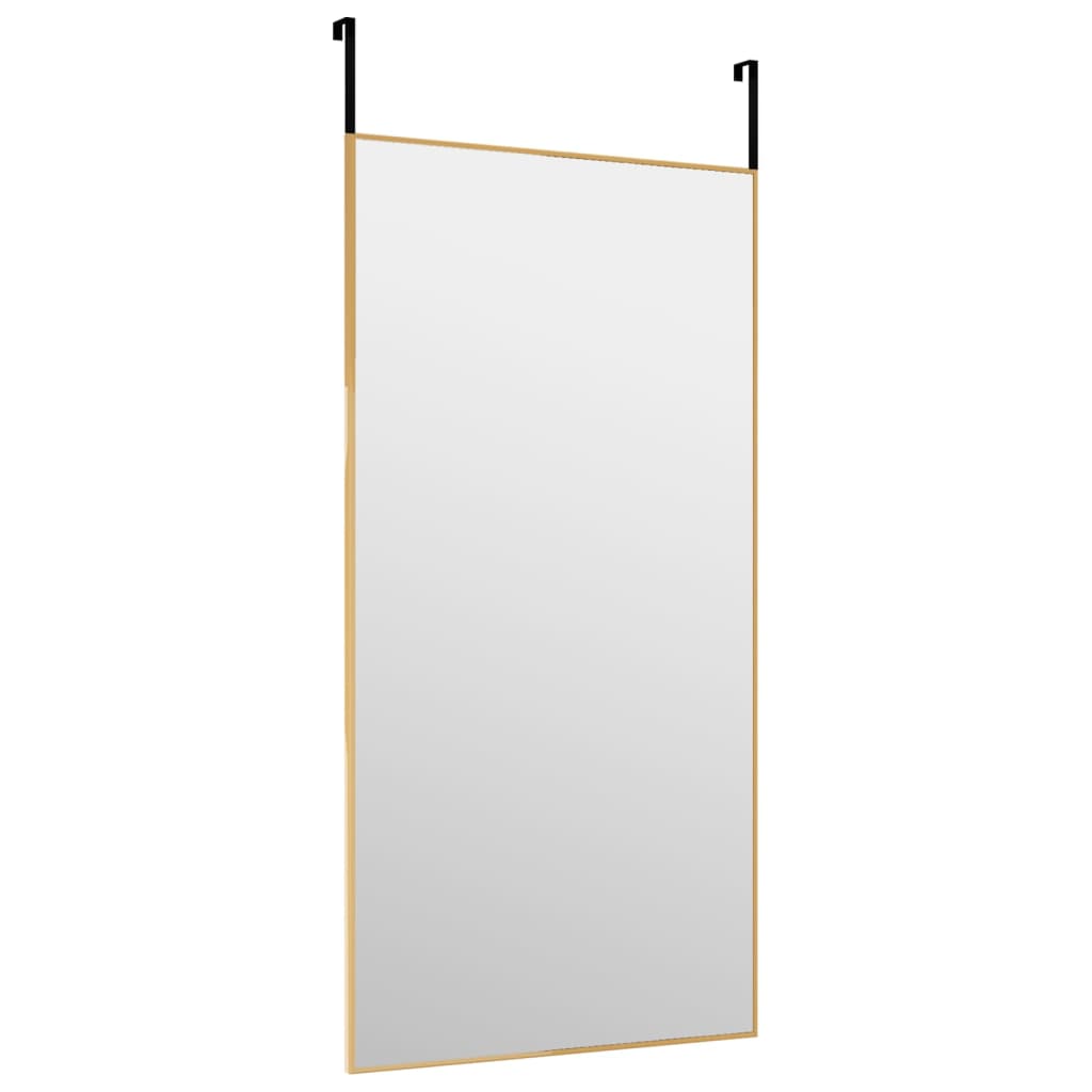 Miroir de porte Doré 40x80 cm Verre et aluminium- COMFORTXL - 2