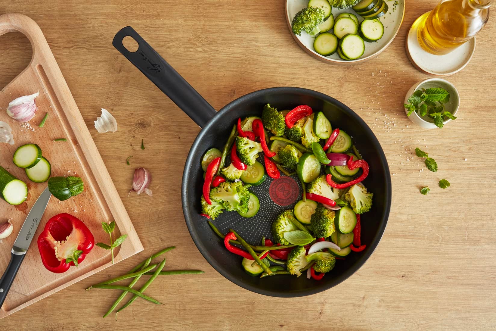 Lagostina Rigenera Green Wok Antiaderente In Alluminio 100% Riciclato