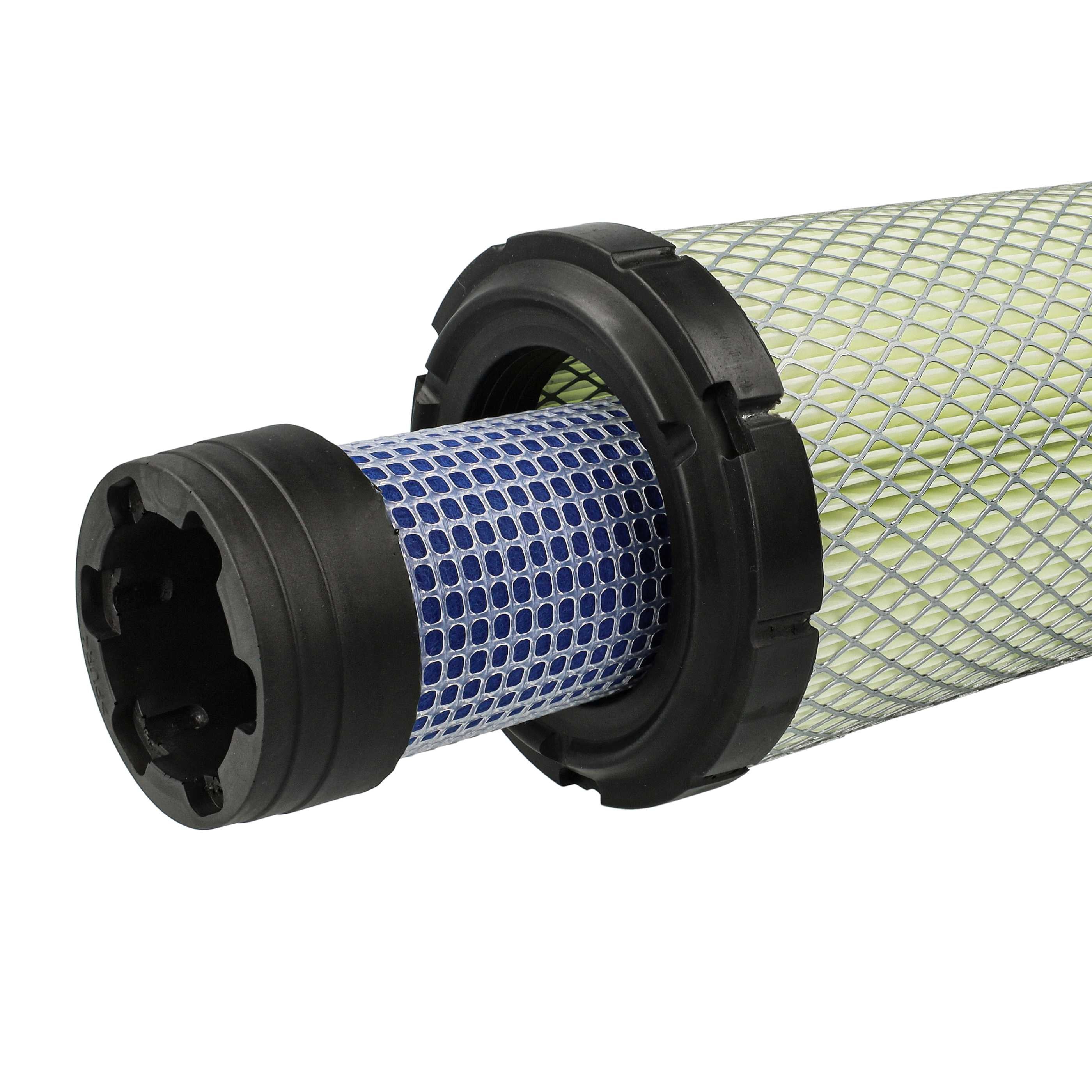 vhbw Lot de filtres compatible avec Kubota L3240GST3, L3240HST, L3240HST3, L3240HSTC engin de chantier; 1x filtre interne, 1x filtre extérieur - 5