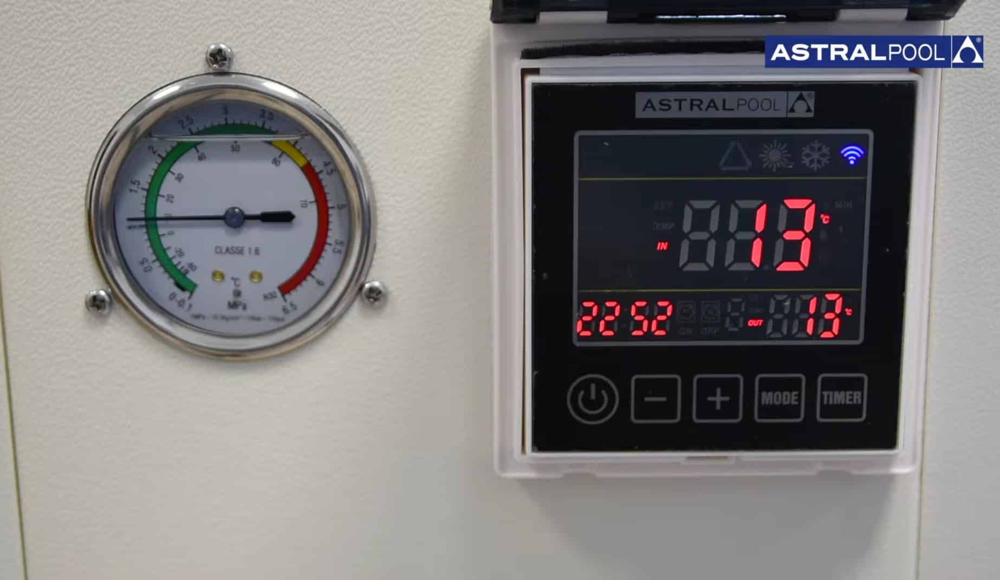 POMPA CALORE EVOLINE NN 10M MONOFASE PER PISCINE FINO A MAX 26 MC - 2