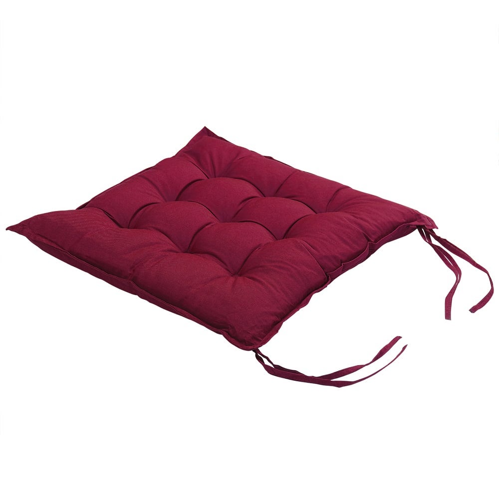 Detex 6x Coussin De Chaise Orange 43x39x5cm - Effet Viscoélastique Intérieur Extérieur