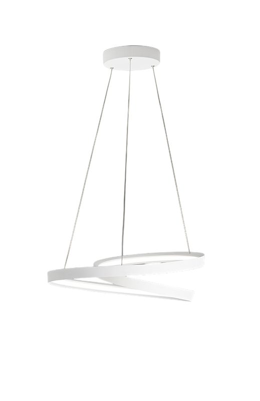 Lampa podłogowa LED QUADRA White z metalu, wys. 180 cm, Perenz