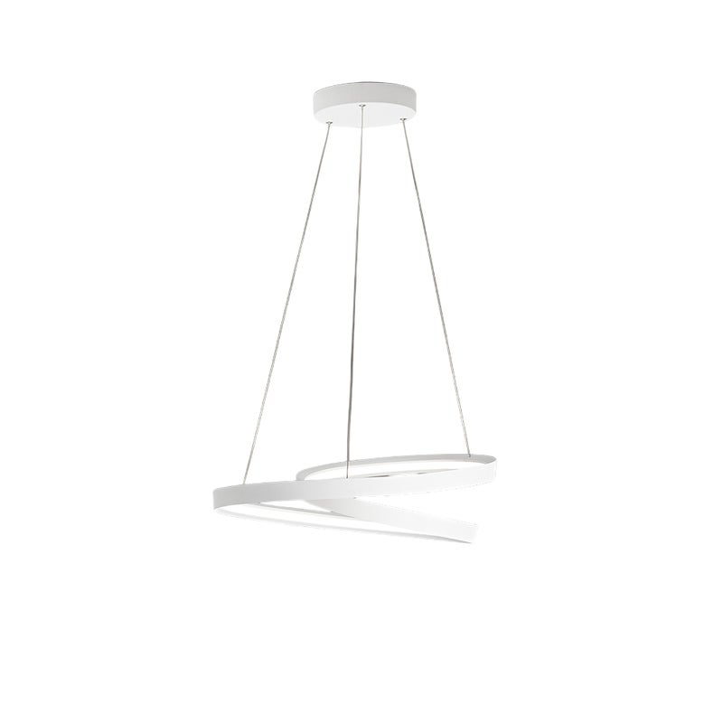 Lampa podłogowa LED QUADRA White z metalu, wys. 180 cm, Perenz