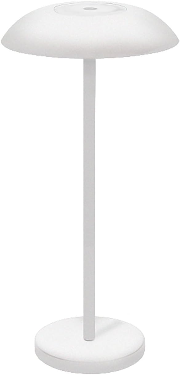 Bezprzewodowa lampka biurkowa, ładowalna lampka biurkowa 2600 mAh, bezstopniowo ściemniane ciepłe światło, lampka nocna (biała)