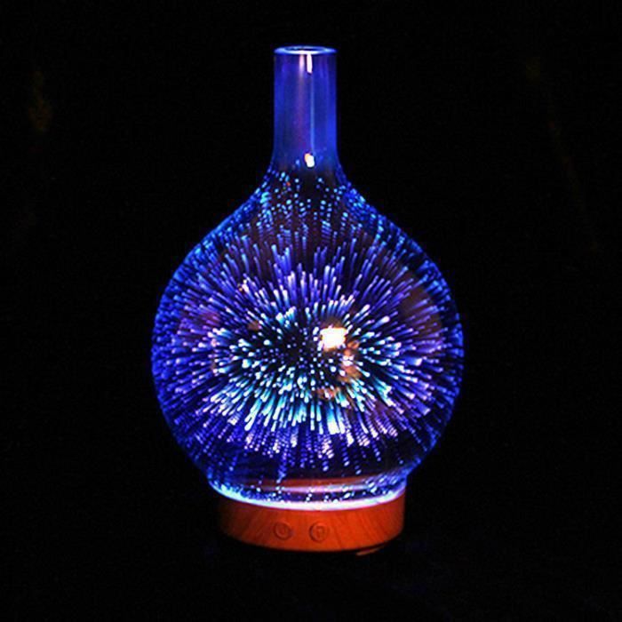 Difusor de aceites esenciales 3d, humidificador de aire frío ultrasónico de 100 ml para aromaterapia.
