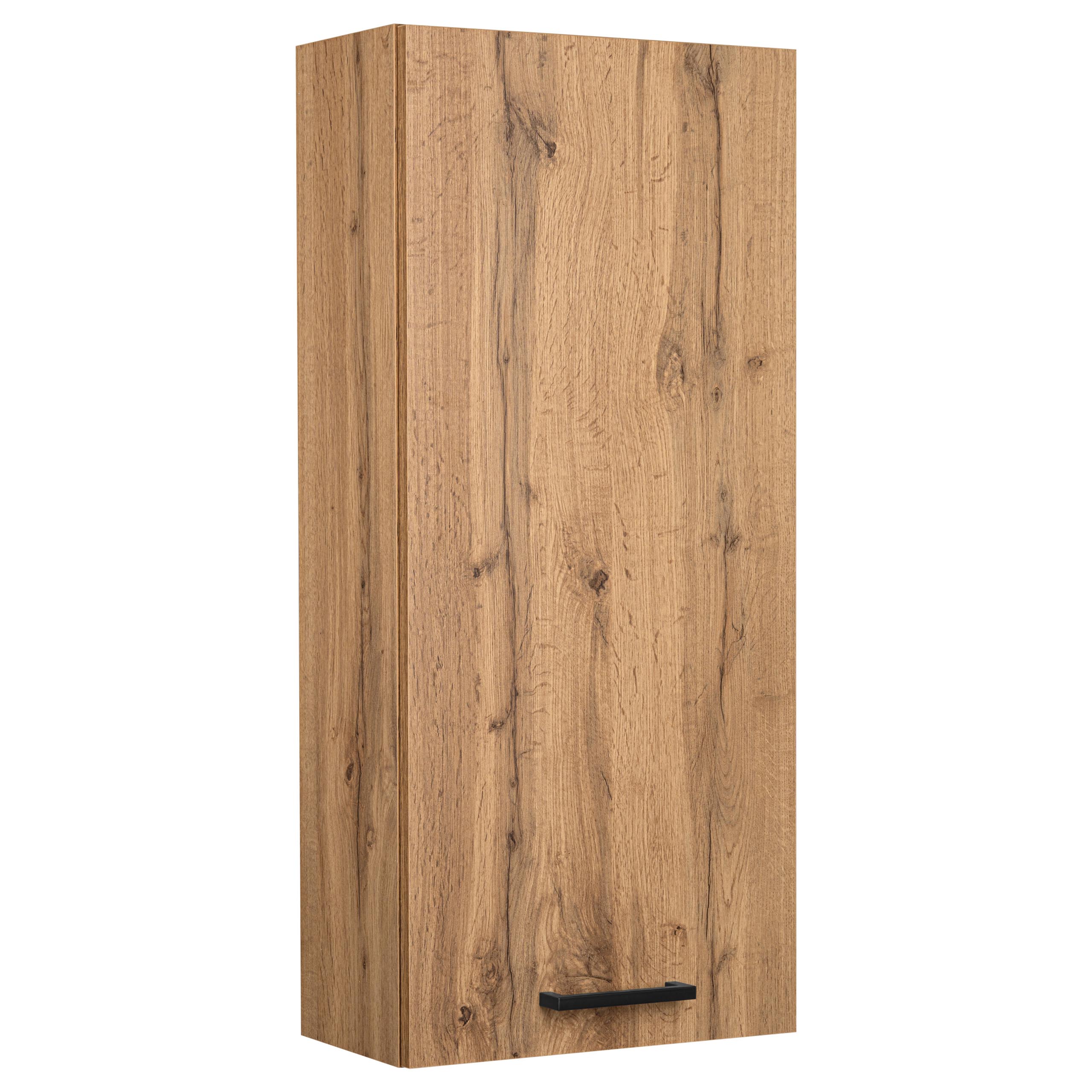 Szafka łazienkowa wisząca dąb wotan ścienna do łazienki loft 40 x 90 cm