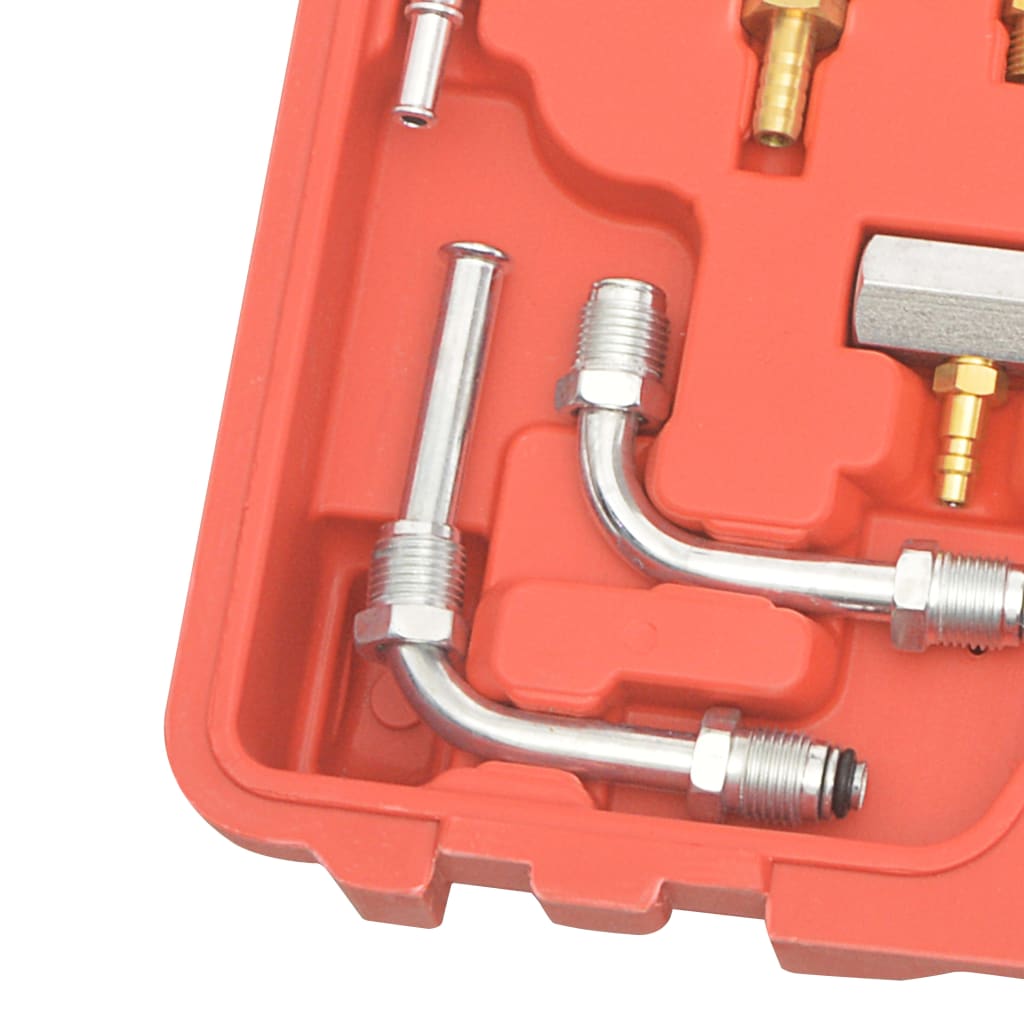 Kit tester pressione iniezione carburante Kit attrezzi per auto Veicoli camion Garage Officina Durevole R 02_0004266 - 6