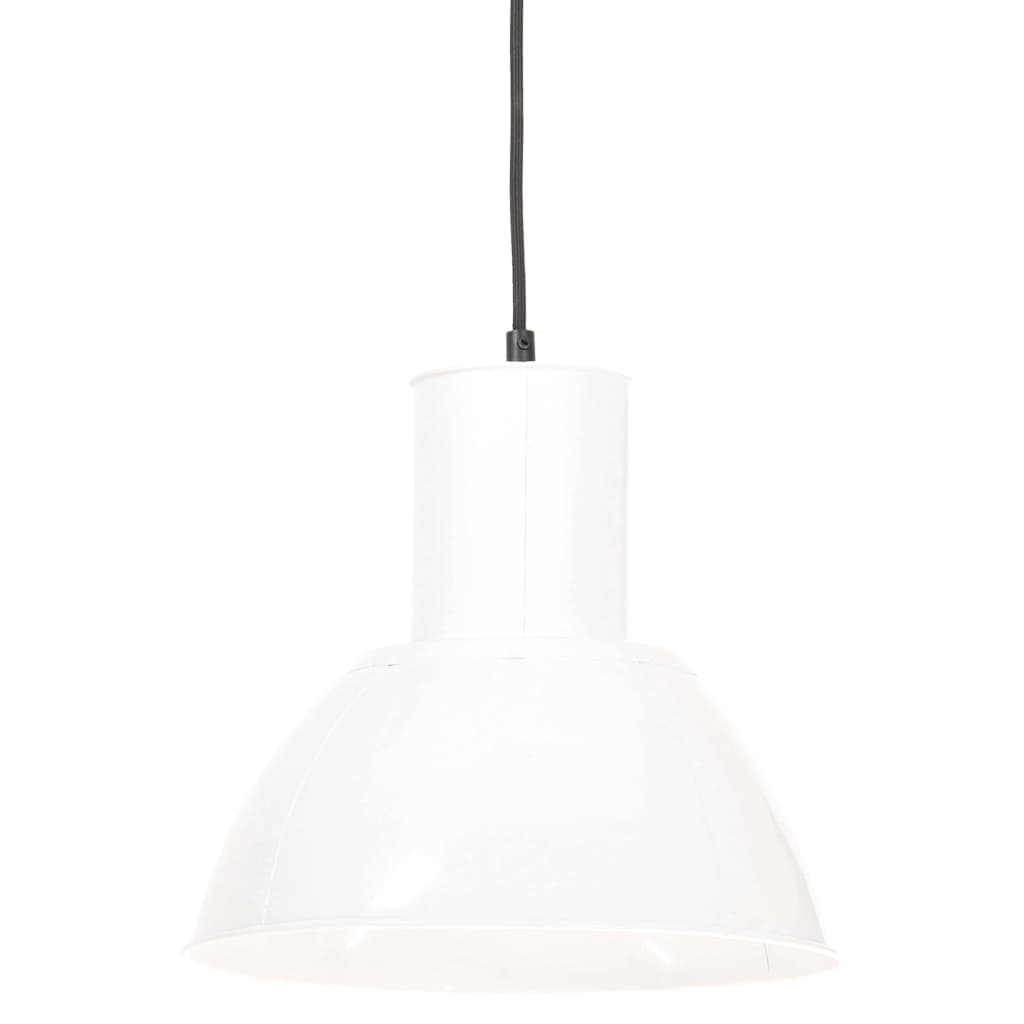 Lampa wisząca okrągła 25 W biała 28,5 cm E27